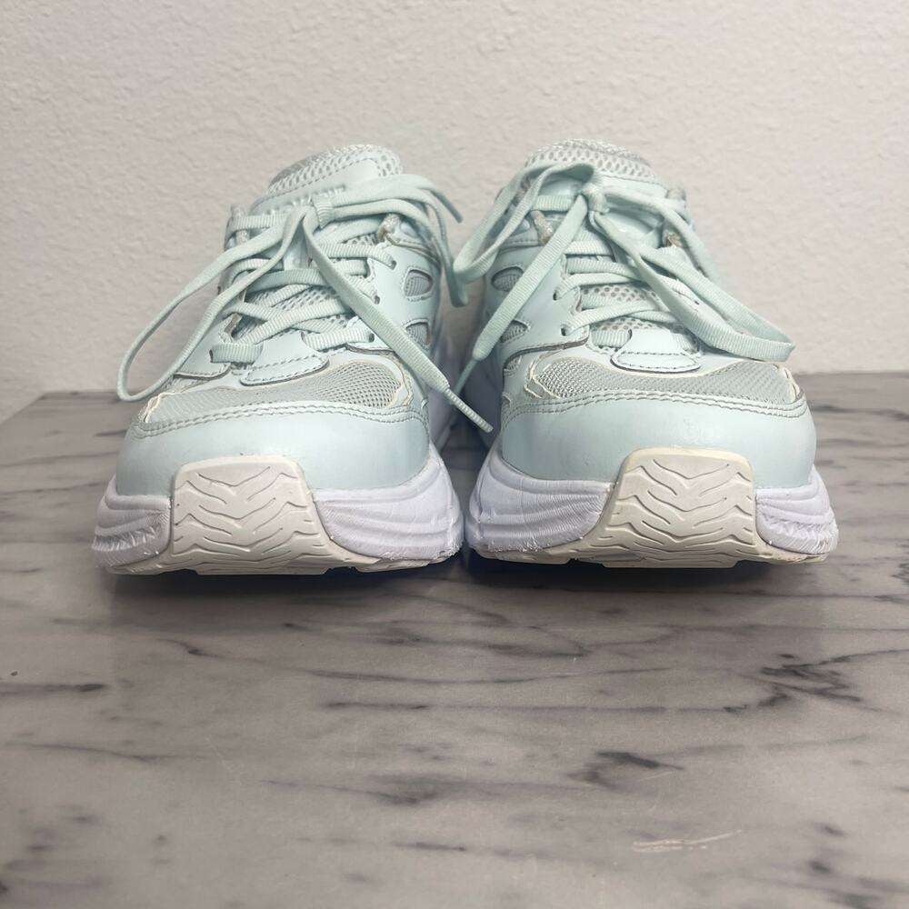 HOKA ONE ONE Clifton L Running Shoes – Women’s 8 / Men’s 7 Wan Blue/Mandarin Red - Picture 4 of 14